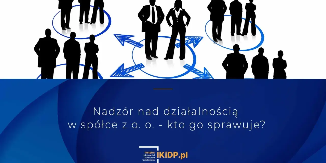 Sylwetki ludzi w kręgach połączonych strzałkami, symbolizujące nadzór i kontrolę.