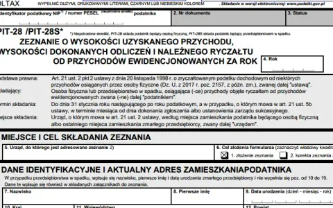 PIT za wynajem mieszkania: terminy, ryczałt i jak rozliczyć