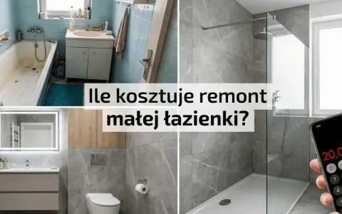 Przed i po metamorfozie łazienki. Sprawdź, jaki remont łazienki koszt jest realny.