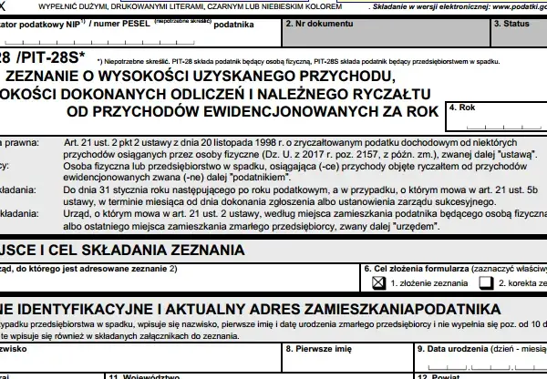 PIT za wynajem mieszkania: terminy, ryczałt i jak rozliczyć