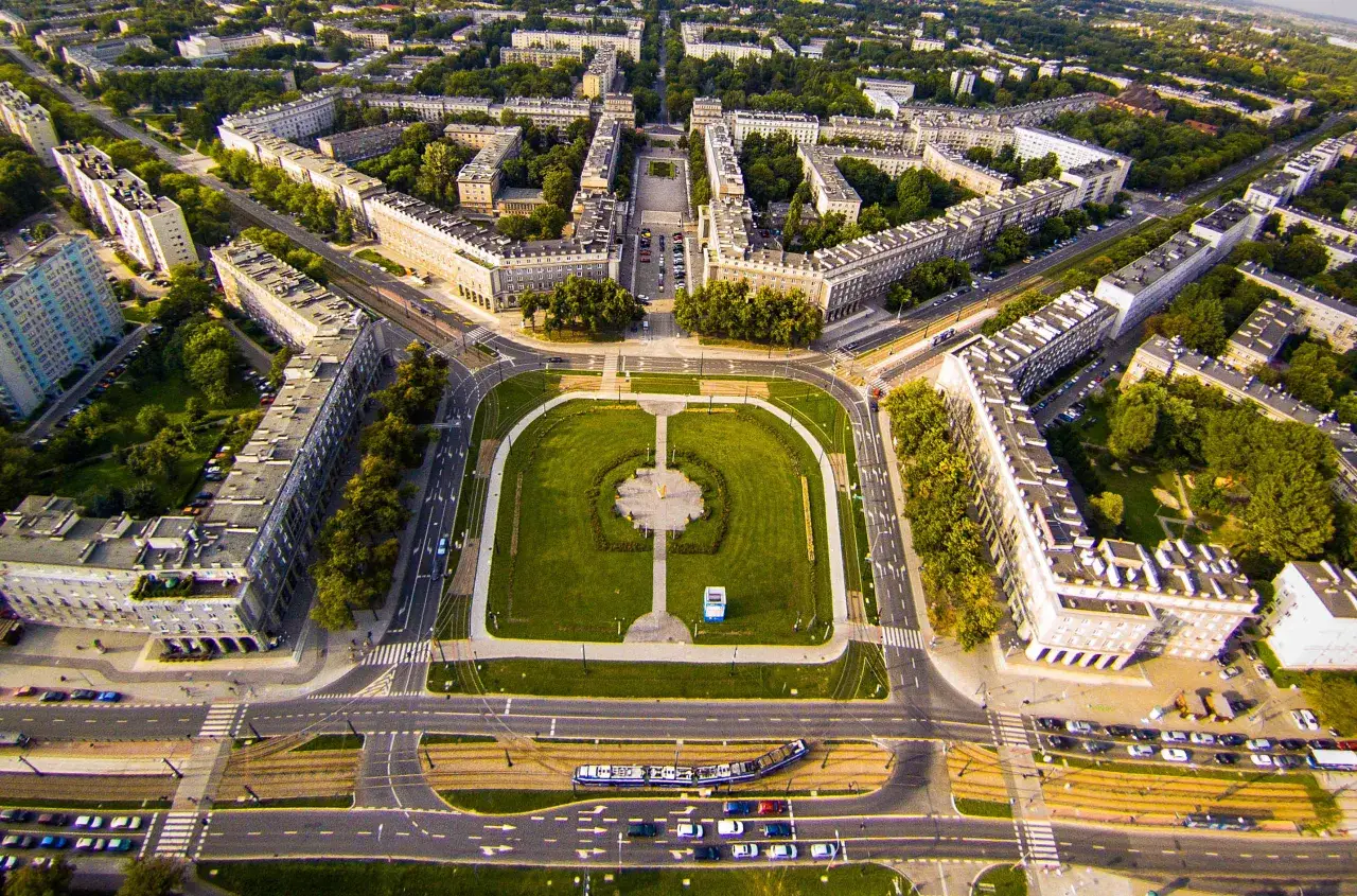 Plac Centralny Nowa Huta tramwaj