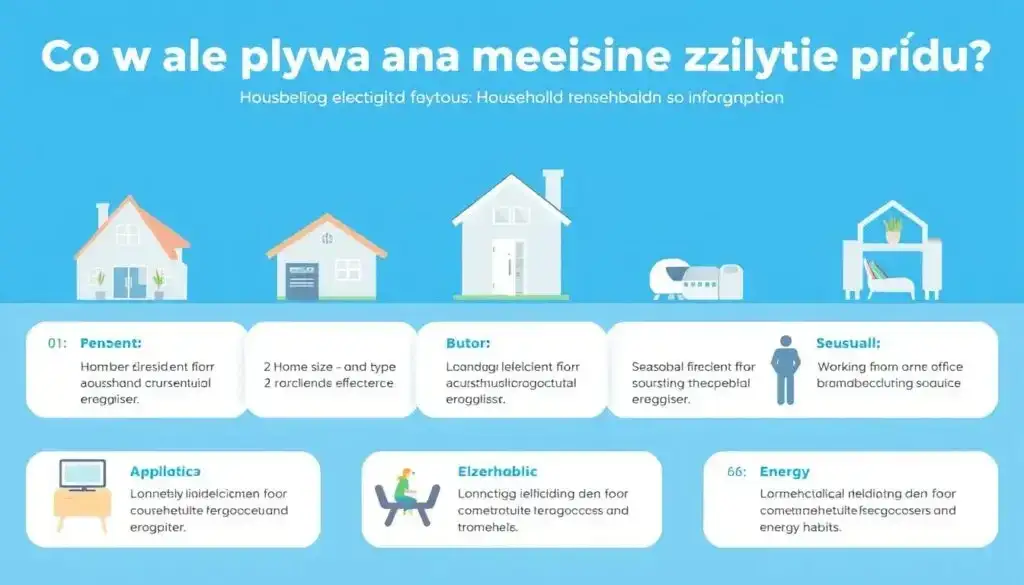Średnie zużycie prądu w gospodarstwie domowym w Polsce infografika