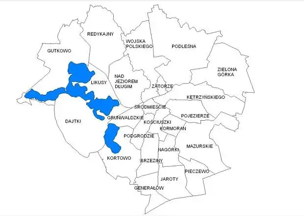 mapa największych osiedli w Polsce